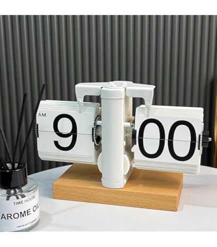 Amazon.co.jp: 奈良美智 パタパタクロック WALK ON(ホワイト) : ホーム